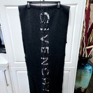 Givenchy Intarsia-Knit Reversible Logo Wool Scarf